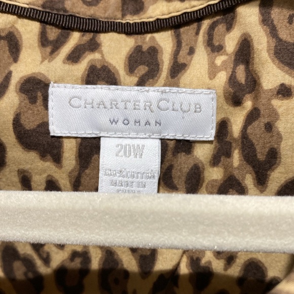 Charter Club size 20W button up top - Picture 2 of 3